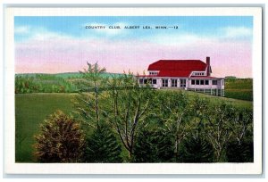 c1940 Country Club Exterior View Building Albert Lea Minnesota Vintage Postcard