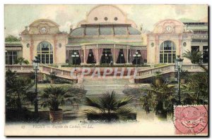 Old Postcard Vichy Facade Du Casino