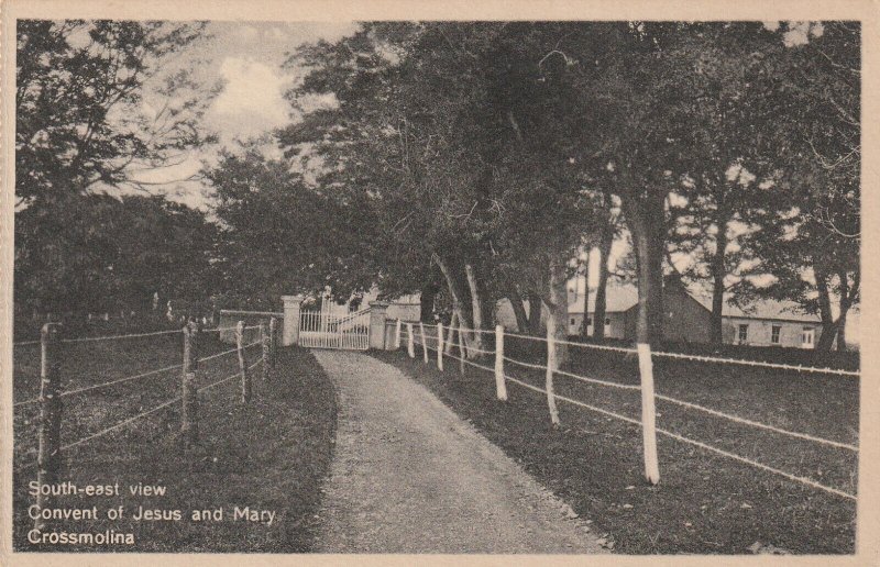 CROSSMOLINA, CONVENT OF JESUS AND MARY, County Mayo, Ireland - Vintage POSTCARD