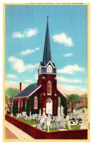 Postcard CEMETERY SCENE Baltimore Maryland MD AP8889