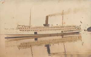 J29/ Buffalo New York RPPC Postcard c1910 Steamer Calvin Austin Ship  56