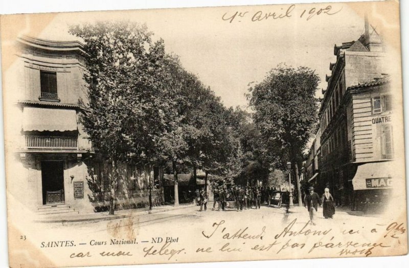 CPA SAINTES-Cours National (45476)