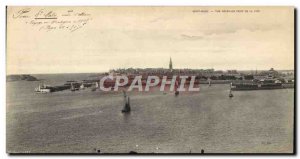 Old Postcard Grand Saint Malo Format Vue Generale De La Cite 28 * 14 cm