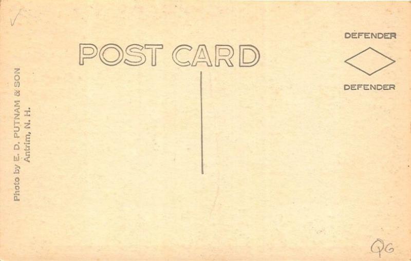 Peterboro NH Main Street Drug Store Garage RPPC Real Photo Postcard