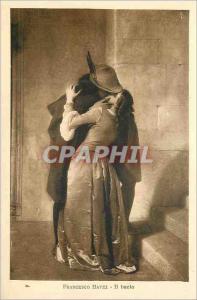 Postcard Old Francesco Hayez II Bacio