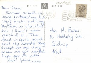 uk49329 durham cathedral and castle from SE uk