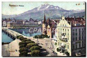 Postcard Old Luzerr u Pilatus