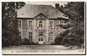 Old Postcard Saint Valery Sur Somme Chateau de l & # 39Abbaye