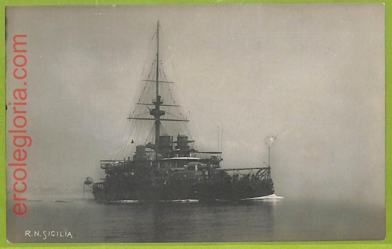 af6994 - ITALY - VINTAGE POSTCARD Postcards - SHIP Sicilia NAVI-