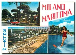 Modern Postcard Milano Maritima Waterskiing