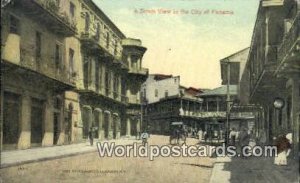 A Street City of Panama Republic of Panama Postal Used Unknown 