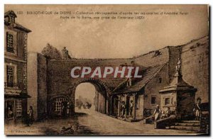 Old Postcard Dieppe Library Collection Retrospective of & # 39apres the water...