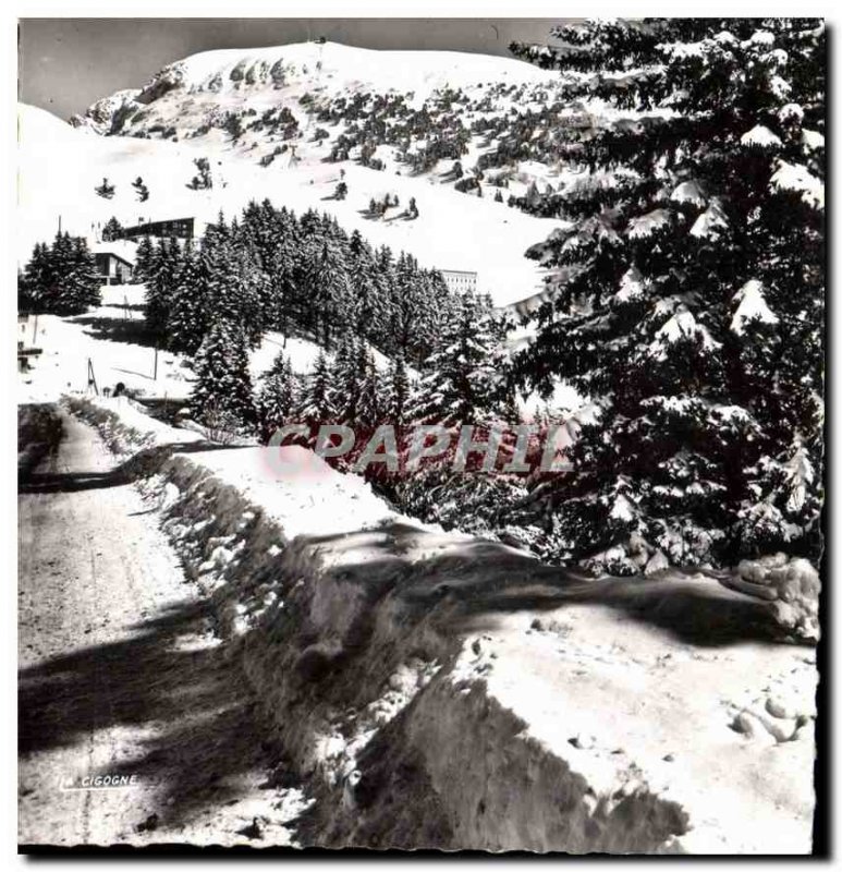 Postcard Modern Chamrousse Isere Cross of Chamrousse