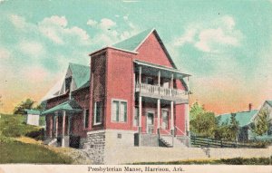 Postcard AR Harrison Arkansas-Presbyterian Manse-Rectory-Vintage Antique 1909 C6