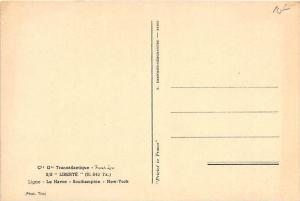 S.S. Liberte, C and G Transatlantique French Line