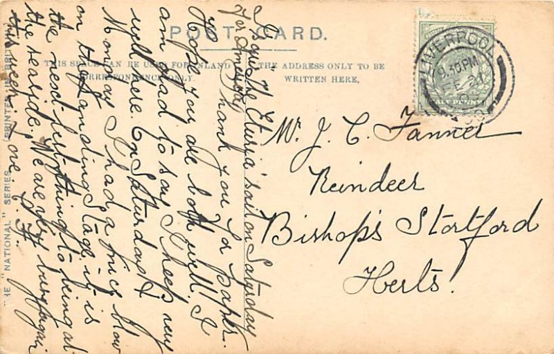 Umbria Cunard Line Ship 1905 