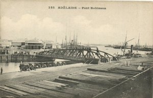 PC CPA AUSTRALIA, ADELAIDE, PONT ROBINSON, Vintage Postcard (b27140)