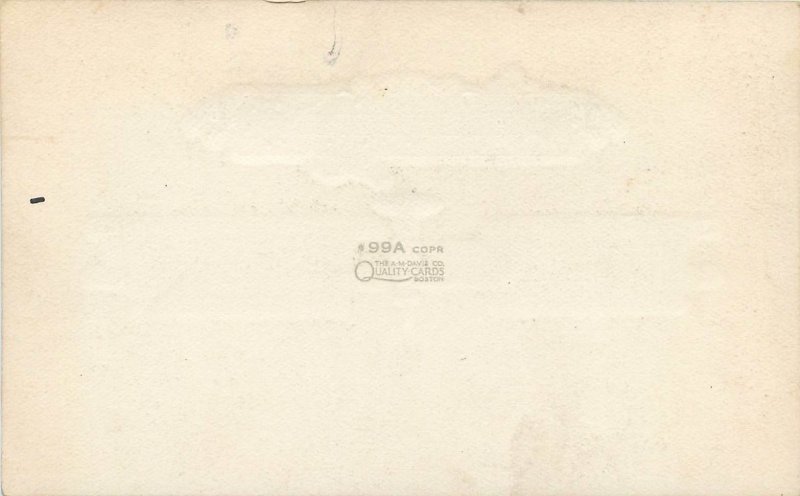 Christmas greetings poetry lyrics Postcard