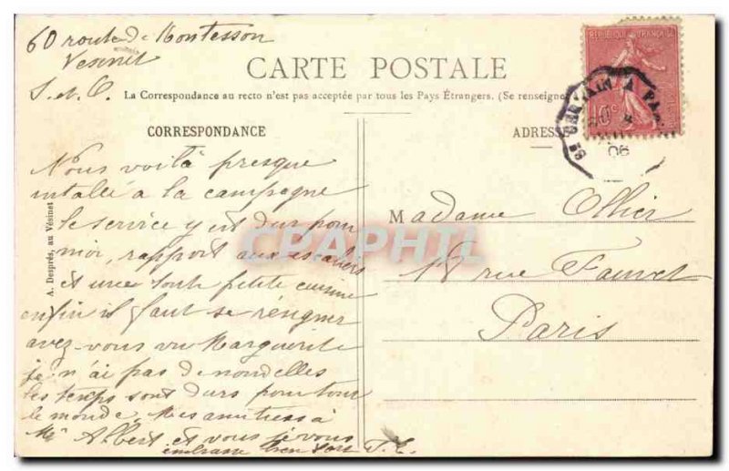 Le Vesinet Old Postcard Panorama