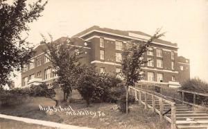 Missouri Valley Iowa High School Real Photo Antique Postcard K53297