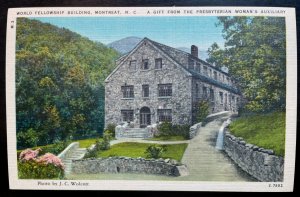 Vintage Postcard 1930-1945 World Fellowship Building, Montreat, North Carolina