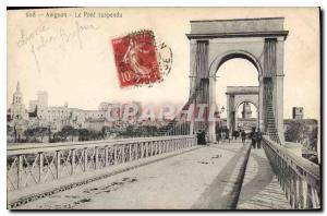 Postcard Old Avignon The Suspension Bridge