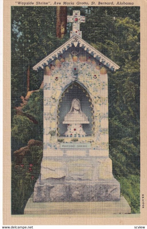 ST. BERNARD, Alabama, 1930-1940s; Wayside Shrine, Ave Maria Grotto