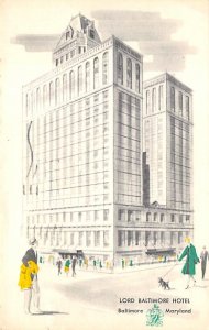 Lord Baltimore Hotel Baltimore, Maryland MD Postcards