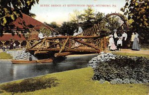 Rustic Bridge at Kennywood Park Pittsburgh, Pennsylvania PA s 