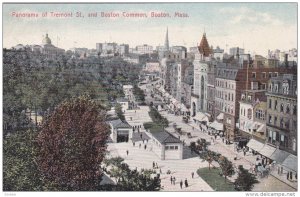 Panorama of Tremont St., and Boston Common, BOSTON, Massachusetts, 00-10s