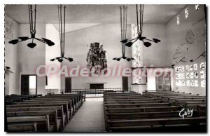 Old Postcard Villers Bocage Calvados Interior of the Church