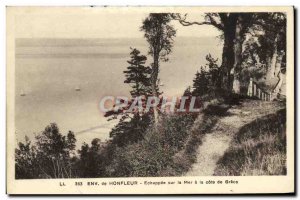 Postcard Old Honfleur Echappee sur Mer Cote de Grace