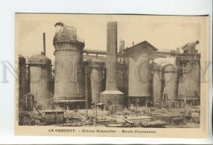 460267 FRANCE Le CREUSOT Schneider Factories advertising Vintage postcard