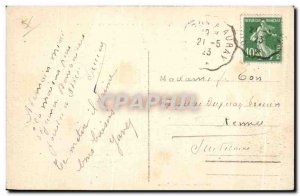 Old Postcard Presquile de Quiberon study rocks at Port Bara