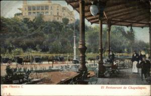 Chapultepec Mexico Restaurant c1905 Postcard