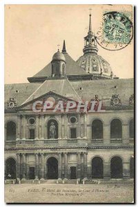 Old Postcard Paris Hotel des Invalides Court of Honor Pavilion Napoleon I