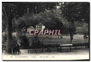 Old Postcard The Dauphine Uriage View Park