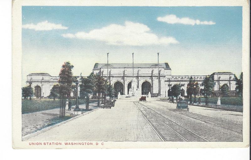 POSTCARD UNION STATION WASHINGTON D.C.