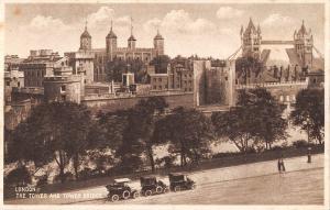 BR94381 london the tower and tower bridge car voiture   uk