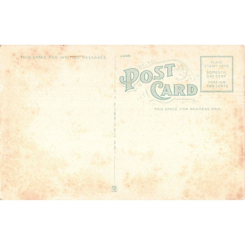 c.1909 Main Street Park Rutland Vermont Postcard / 2R4-644