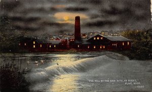 The Mill By The Dam Night view  - Flint, Michigan MI