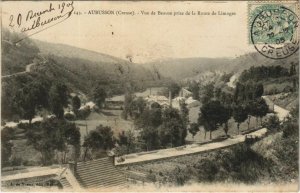 CPA AUBUSSON - Vue de Beauze prise de la Route de Limoges (121655)