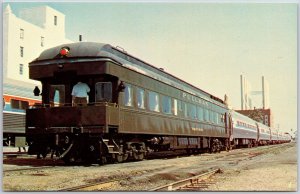 Train Pullman Robert Peary Pacific Southwest Railway Museum Postcard