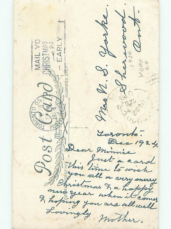 Divided-Back RELIGIOUS SCENE Christianity Postcard AB0146