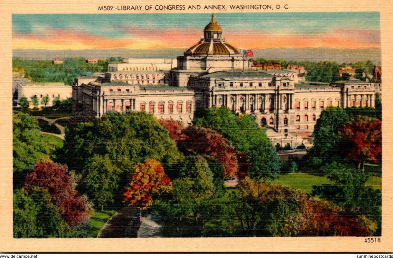 Washington D C The Library Of Congress and Annex