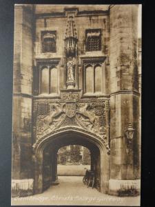 Cambridge: CHRIST'S COLLEGE GATEWAY c1914 Pub By F. Frith & Co 140515