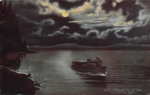 Yellowstone Lake Ferry & Paddle Boats Ship Unused 