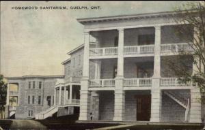 Guelph Ontario Homewood Sanitarium c1910 Postcard jrf