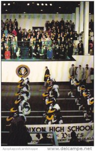 President Ronald Reagan Watching Dixon Illinois High School Band 1981