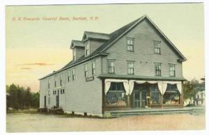 Bartlett NH Howards General Store Front Street View Postcard